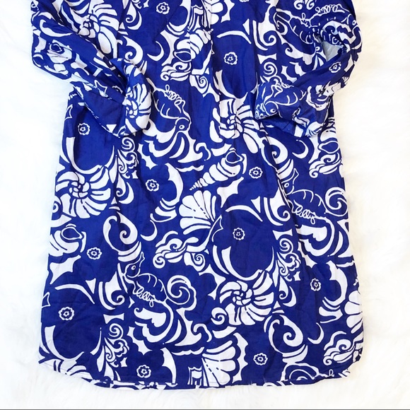 Lilly Pulitzer Captiva Tunic Spectrum Blu XS - Picture 5 of 9